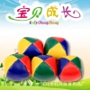 Factory direct supply of leather round small sandbag games, special PU small sandbag balls for throwing sandbag games, essential balloon sandbag balls, safe and durable details Picture